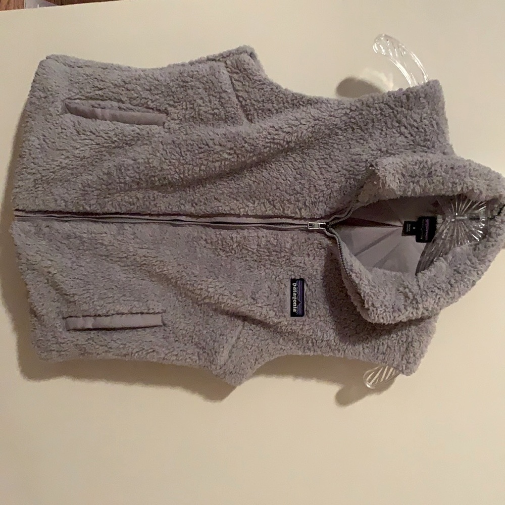 Patagonia fleece gray vest